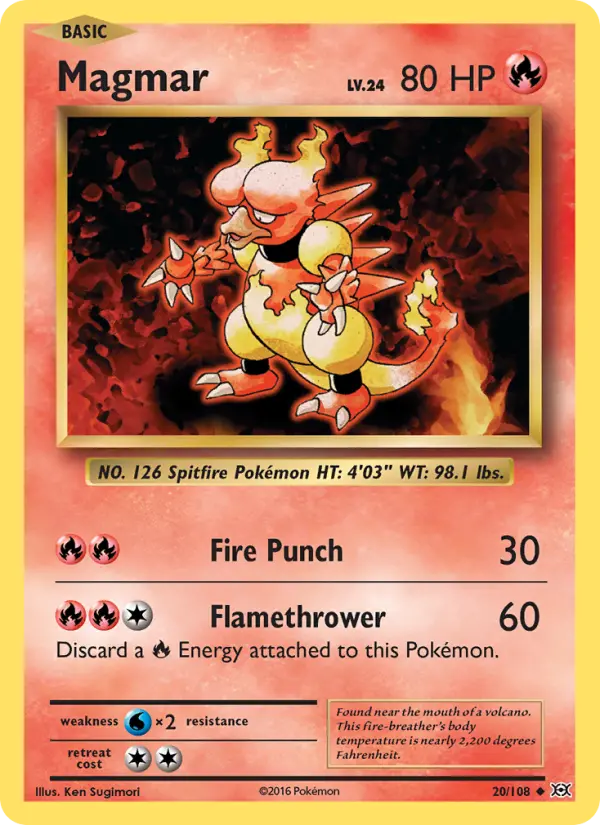 Magmar, Evolutions #20