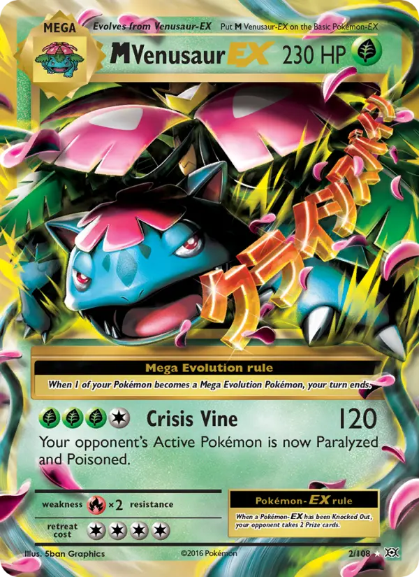 M Venusaur EX, Evolutions #2