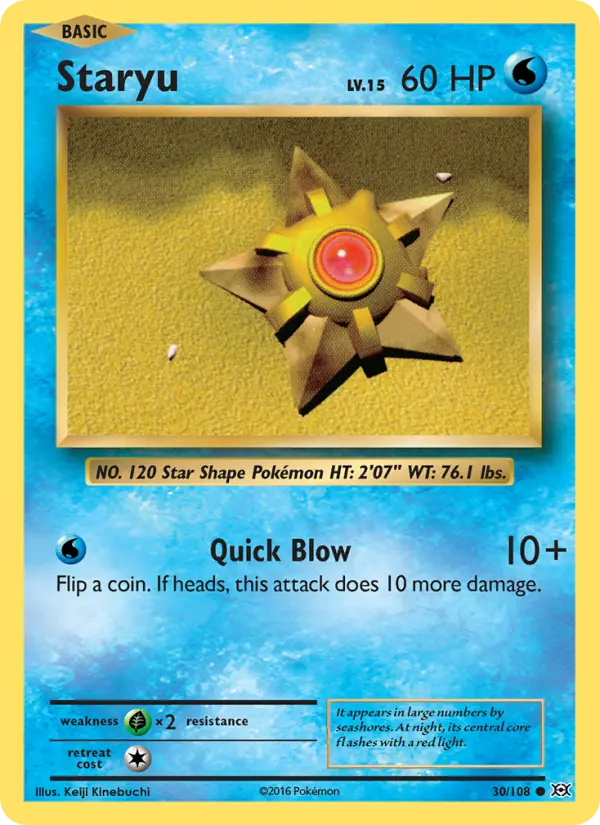 Staryu, Evolutions #30