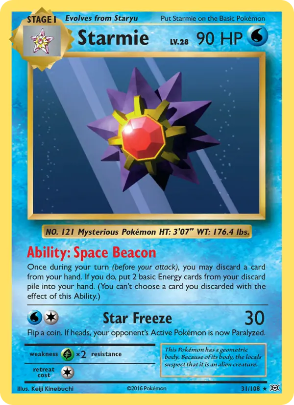 Starmie, Evolutions #31
