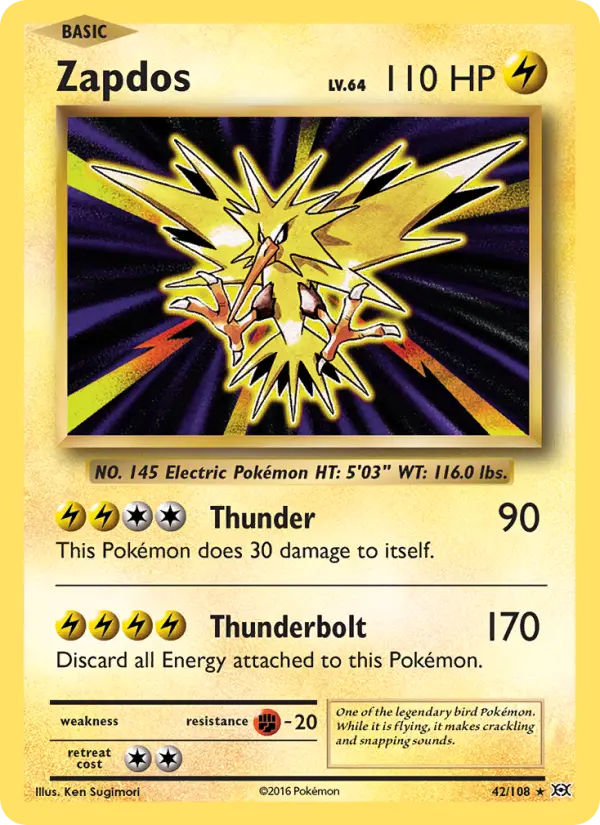 Zapdos, Evolutions #42