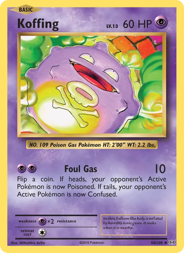 Koffing, Evolutions #50