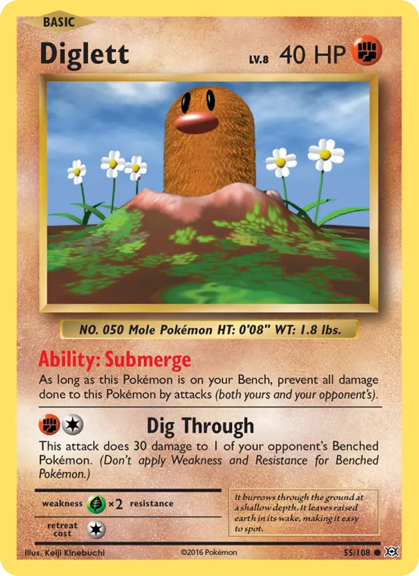 Diglett, Evolutions #55