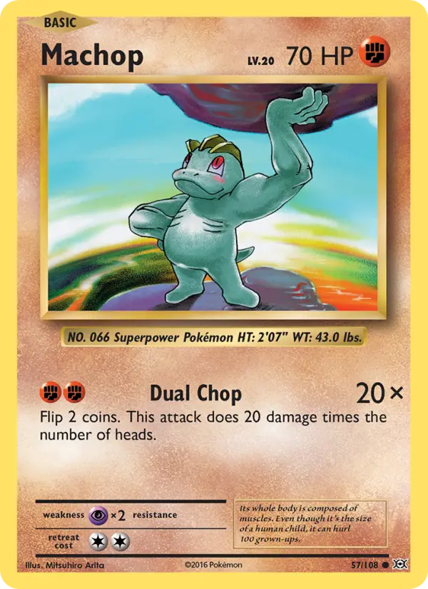 Machop, Evolutions #57