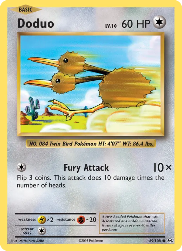 Doduo, Evolutions #69