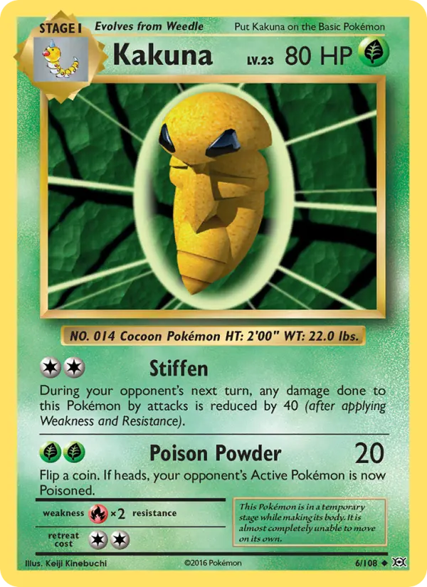 Kakuna, Evolutions #6