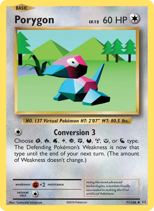 Porygon, Evolutions #71