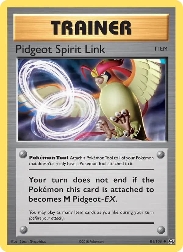Pidgeot Spirit Link, Evolutions #81
