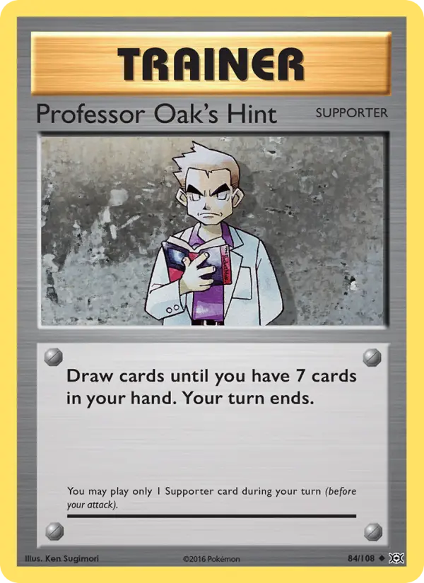 Professor Oak's Hint, Evolutions #84