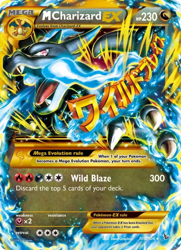 M Charizard EX, Flashfire #108