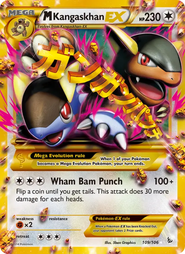 M Kangaskhan EX, Flashfire #109