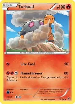 Torkoal, Flashfire #16/106
