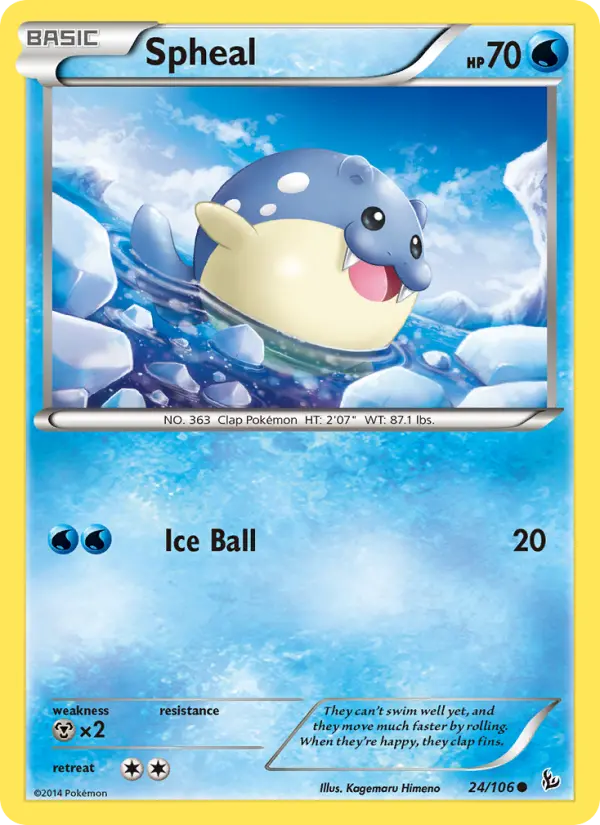 Spheal, Flashfire #24