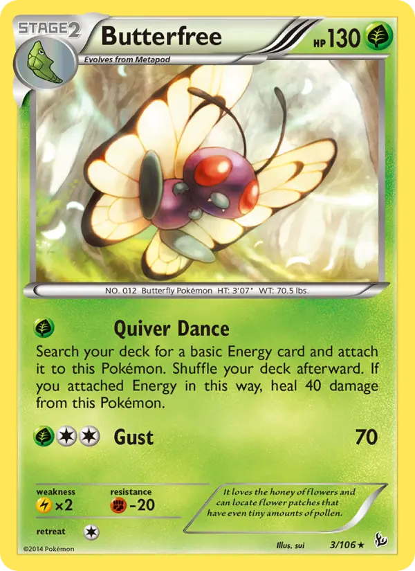 Butterfree, Flashfire #3
