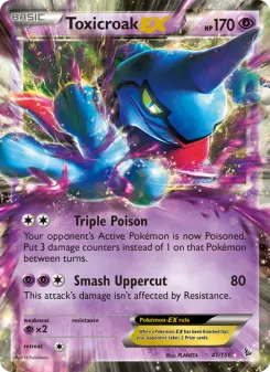 Toxicroak EX, Flashfire #41/106