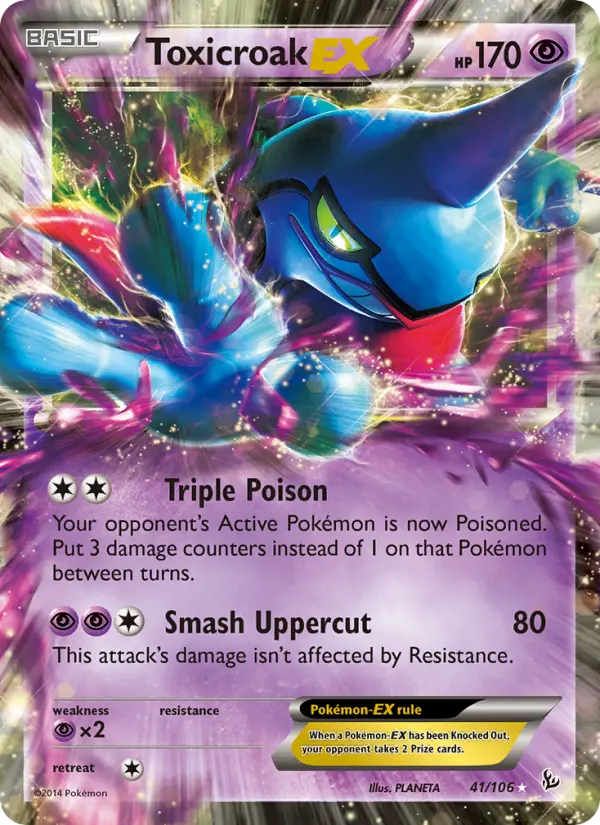 Toxicroak EX, Flashfire #41
