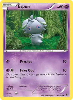 Espurr, Flashfire #42/106