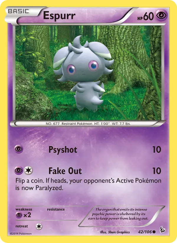 Espurr, Flashfire #42