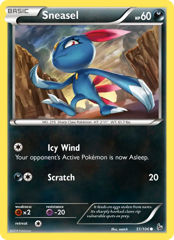 Sneasel, Flashfire #51