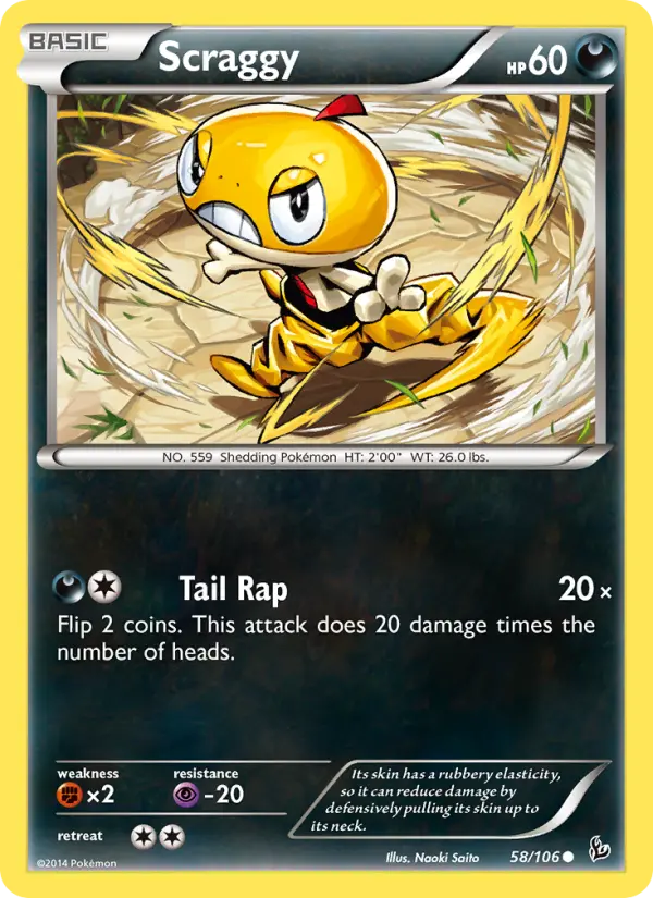 Scraggy, Flashfire #58