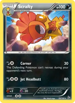 Scrafty, Flashfire #59/106