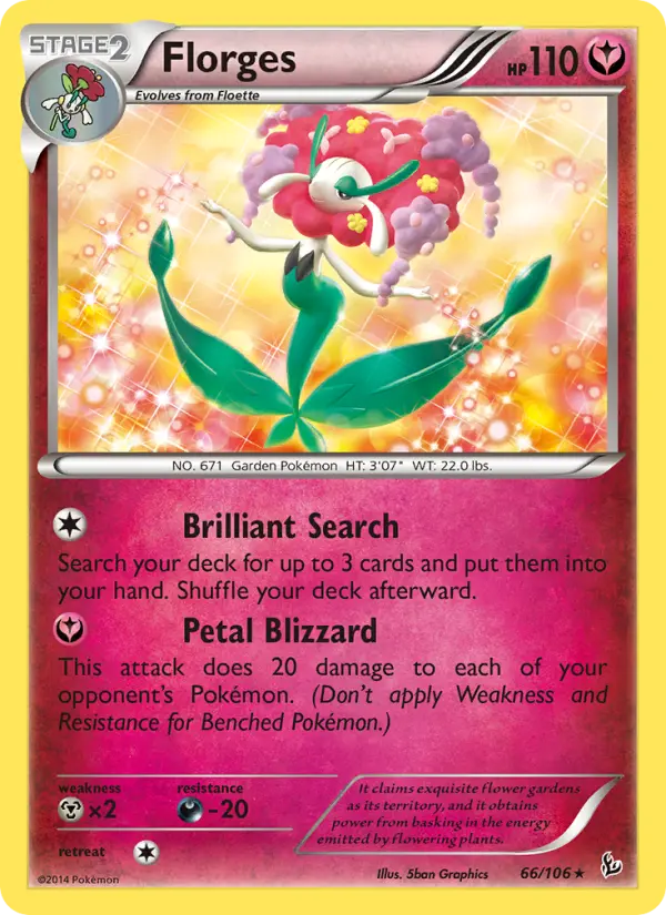 Florges, Flashfire #66