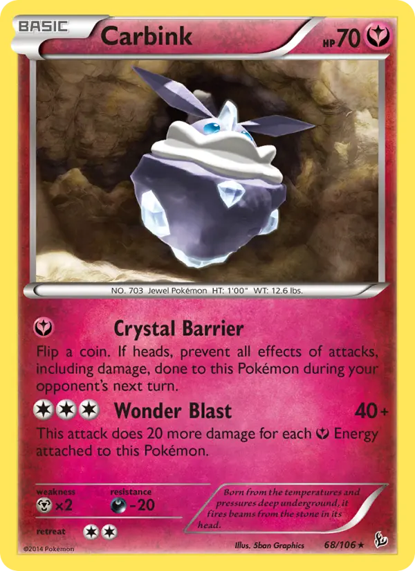 Carbink, Flashfire #68