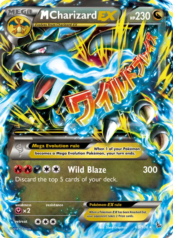 M Charizard EX, Flashfire #69