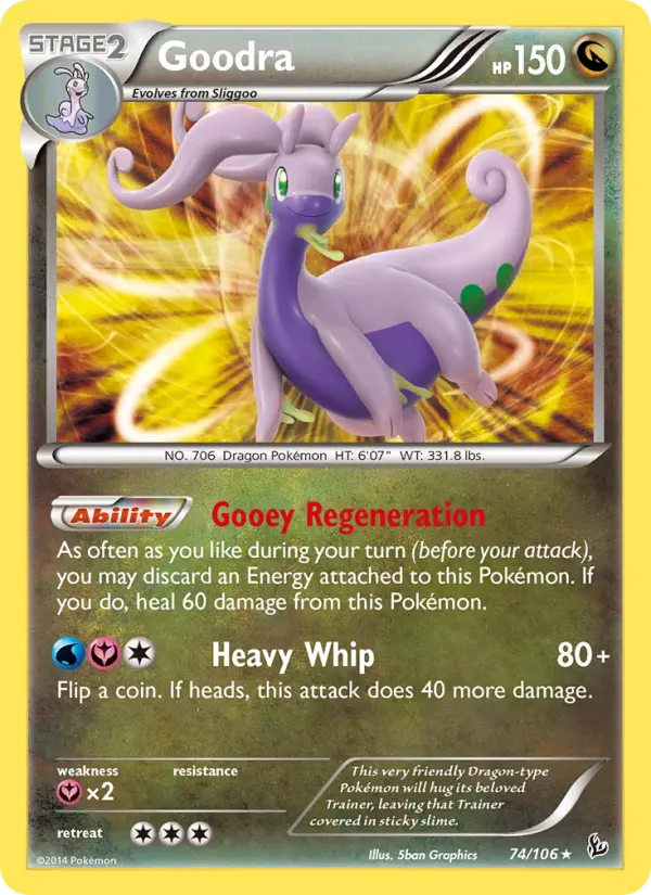 Goodra, Flashfire #74