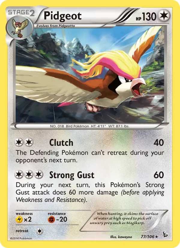 Pidgeot, Flashfire #77