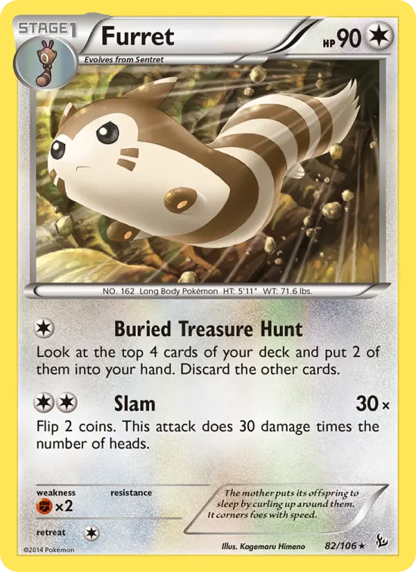 Furret, Flashfire #82