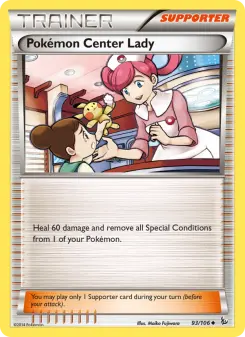 Pokémon Center Lady, Flashfire #93/106