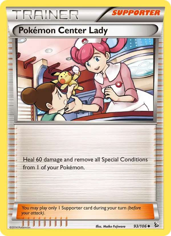 Pokémon Center Lady, Flashfire #93