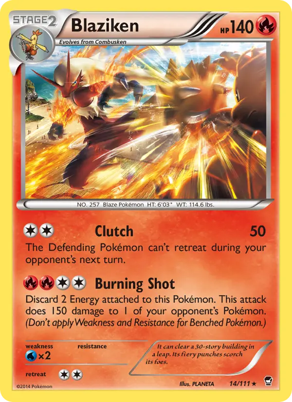 Blaziken, Furious Fists #14