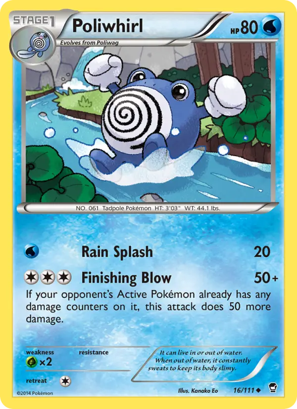 Poliwhirl, Furious Fists #16