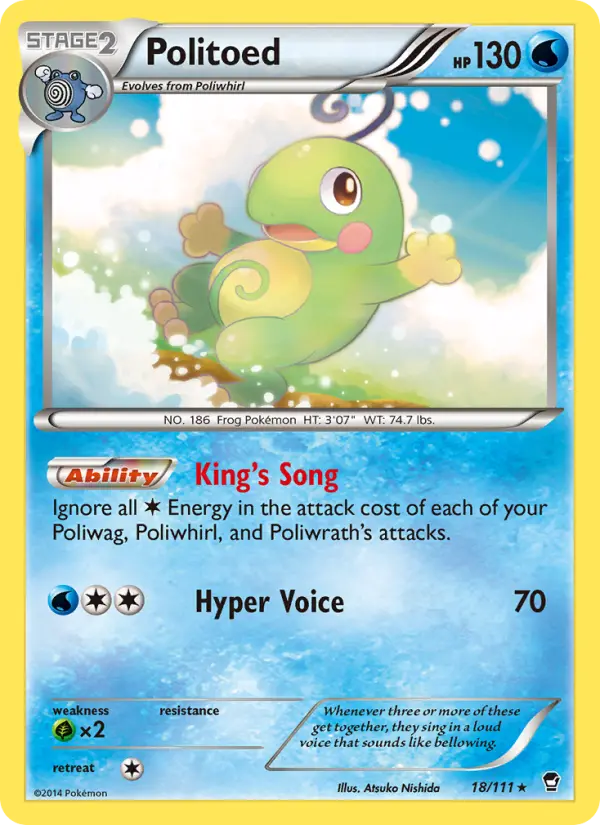 Politoed, Furious Fists #18