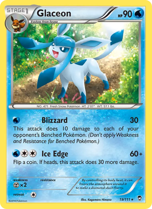 Glaceon, Furious Fists #19