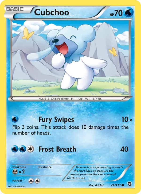 Cubchoo, Furious Fists #21