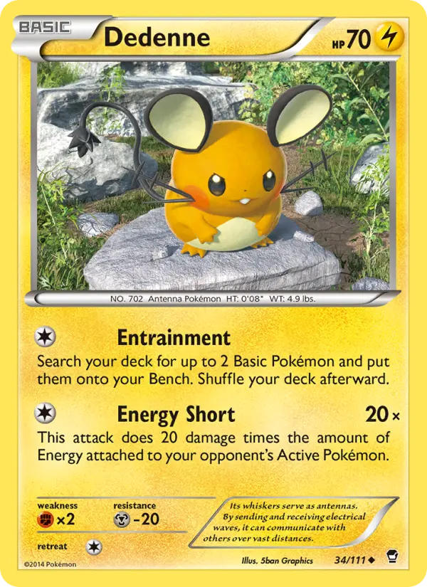 Dedenne, Furious Fists #34