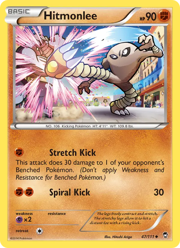 Hitmonlee, Furious Fists #47