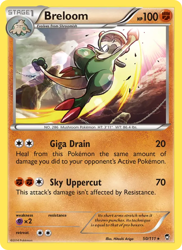 Breloom, Furious Fists #50