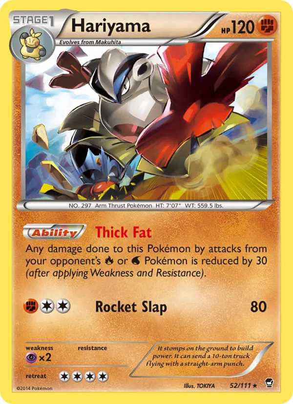 Hariyama, Furious Fists #52