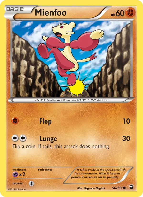 Mienfoo, Furious Fists #56