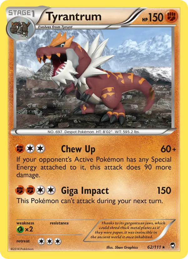 Tyrantrum, Furious Fists #62