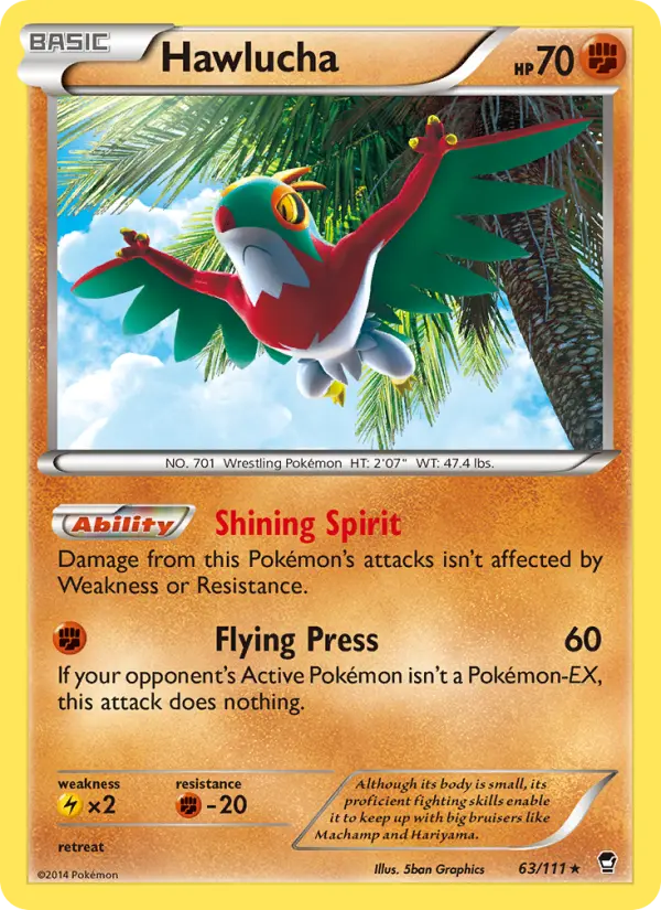 Hawlucha, Furious Fists #63