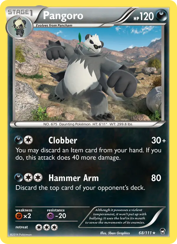 Pangoro, Furious Fists #68