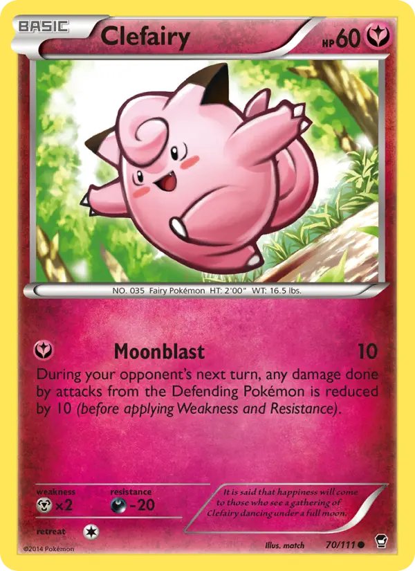 Clefairy, Furious Fists #70