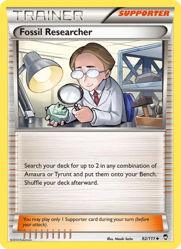 Fossil Researcher, Furious Fists #92