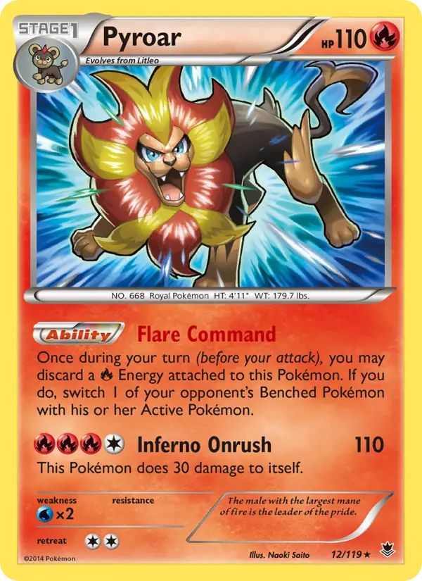 Pyroar, Phantom Forces #12
