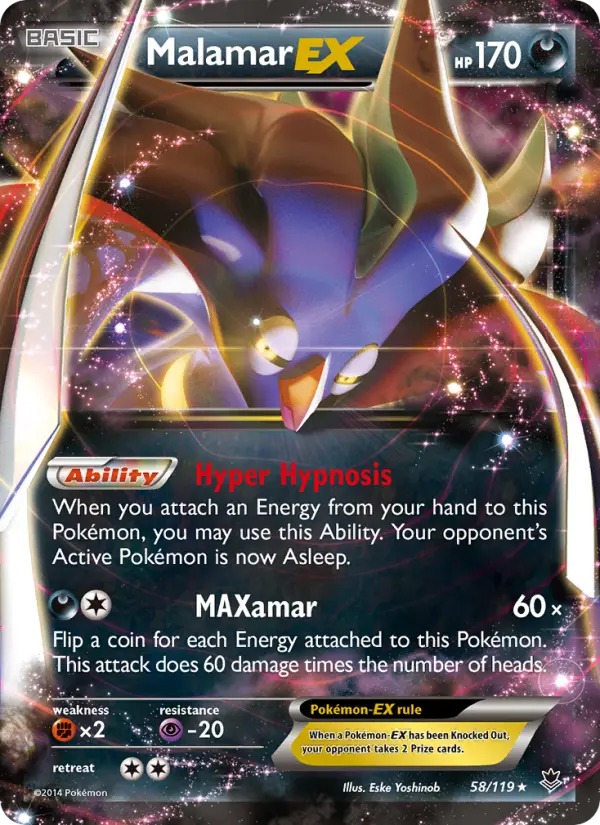 Malamar EX, Phantom Forces #58